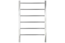 JEEVES QUADRO SIX 520 HEATED TOWEL RAIL STRAIGHT LEFT SS