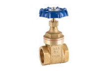 GENEBRE BRASS GATE VALVE FXF PN20 BLUE HANDLE 65mm 3221 10