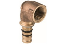 GEBERIT MEPLA ADAPTOR BEND FEMALE THREAD 16mmx3/4 601.257.00.5