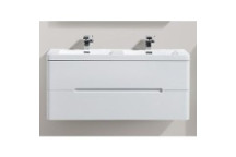 CLEAR CUBE VENICE VANITY WHITE GLOSS 1200x480x500mm