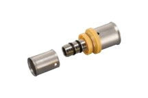 RIFENG STRAIGHT MALE ADAPTOR BRASS 25x3/4 CRIMPED