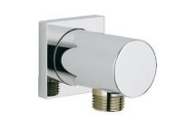 GROHE 27076 RAINSHOWER WALL UNION 1/2 - INCL SQUARE ESCUTCHEON