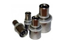 RIFENG STRAIGHT REDUCING COUPLER BRASS 32x16mm CRIMPED