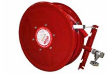 FIRE HOSE REEL PLASTIC WITH STOPCOCK & NOZZLE SABS 30m