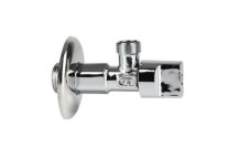 GENEBRE ANGLE VALVE ISIS PN10 ABS HANDLE 15X1/2\" 3094 05