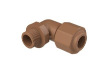 UNITWIST MALE IRON ELBOW CxMI 15mm x1/2 UT2021A