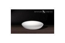 CRYSTALLITE PEBBLE FREE STANDING  BASIN (SMALL) WHITE 405x340x145