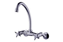 PLUMLINE STANDARD SINK MIXER WALL TYPE CP 15mm