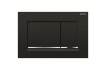 GEBERIT 115.883.KM.1 SIGMA 30 DUAL FLUSH ACTUATOR BLACK/SHINY/BLACK