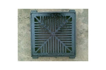 PAM CI SQUARE DISHED LD 450X450 GRATE & FRAME