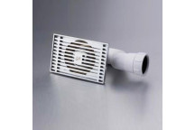 GIO A1016-12 RECTANGULAR BRASS SHOWER TRAP CP