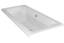 BETTA MELISSA DROP-IN BATH NO HANDLES WHITE 1700X800