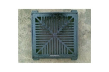 PAM CI SQUARE DISHED LD 600X600 GRATE & FRAME