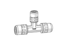 VALSIR VS0161127 PEXAL PPSU REDUCING TEE 63X50X63mm