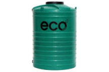 ECO WATER TANK VERTICAL 1500Lt GREEN (40mm IN/OUTLET)
