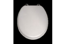 ACTIVE CHEEKY TOILET SEAT PREMIUM MATT WHITE CP HINGE
