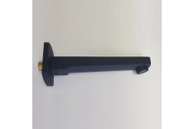 GIO A110/MB SQUARE 200X35MM WALL SPOUT MATT BLACK