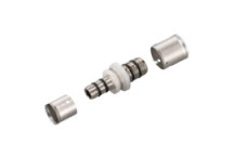 RIFENG STRAIGHT REDUCING COUPLER BRASS 25x20mm CRIMPED