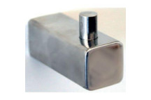 PLUMLINE MERU ROBE HOOK S/ST POLISHED SQUARE