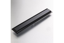 GIO A1017-500MB SOLID PLATE SHOWER GRID 500mm MATT BLACK