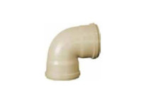 PVC UG BEND 200X90 PLAIN SHORT 1/4 MOULDED RR