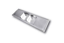 KWIKOT SSO-1800-DC SS DCB SIT-ON SINK 1800X535