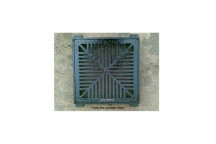 PAM CI SQUARE DISHED LD 230X230 GRATE ONLY