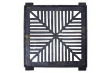 PAM CI SQUARE DISHED LD 230X230 GRATE ONLY