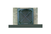 PAM CI SQUARE DISHED LD 150X150 GRATE ONLY