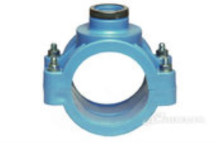 HDPE COMPRESSION SADDLE 6 BOLT 75X1.1/4