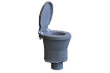 ATLAS PLASTICS 631AP BAMBY LONGDROP PEDESTAL & FLAP SEAT