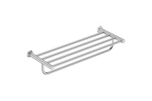 BATHROOM BUTLER 4693POLS TOWEL SHELF AND HANG BAR - 650MM POLISHED