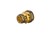 BRASSMAN COMPRESSION STRAIGHT REDUCING COUPLER 22x15mm CXC