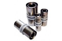 RIFENG STRAIGHT COUPLER BRASS 20mm CRIMPED