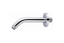 PLUMLINE STAINLESS STEEL BENT SHOWER ARM 15x150mm