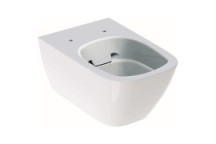 GEBERIT 500.208.01.1 SMYLE SQUARE WALL HUNG RIMFREE PAN WHITE