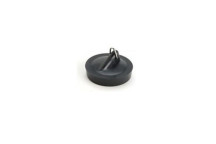 PLUMLINE BASIN PLUG 32mm BLACK PLASTIC (1)