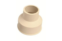 DUTTON PF50 FLUSH PIPE PLASTIC CONE WHITE