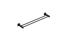 BATHROOM BUTLER 3182 DOUBLE TOWEL RAIL 650MM MATT BLACK