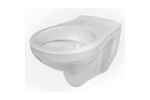 PLUMLINE AMARO WALL HUNG BACK INLET PAN WHITE