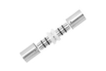 RIFENG STRAIGHT COUPLER BRASS 50mm CRIMPED