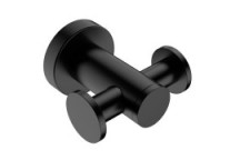 BATHROOM BUTLER 4611 ROBE HOOK DOUBLE MATT BLACK