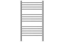JEEVES CLASSIC C400 HEATED TOWEL RAIL CURVED LEFT SS