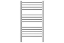 JEEVES CLASSIC C400 HEATED TOWEL RAIL CURVED LEFT SS