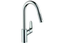 HANSGROHE DECOR 31815223 KITCHEN MIXER WITH PULL-OUT SPRAY CP