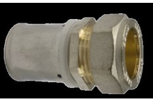 PEXMAN COMPRESSION COUPLING FOR COPPER 16x15mm CRIMPED