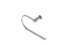 PLUMLINE MANDARA TOWEL RING S/ST POLISHED ROUND