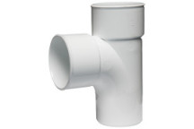 MARLEY ROUND PVC DOWNPIPE TEE JUNCTION 80X45 DY303