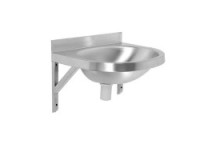FRANKE 2520027 OVAL-B HAND BASIN with SS GALLOW BRKT