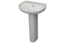 PLUMLINE AMARO II THIN RIM BASIN PP 500X410mm WHITE